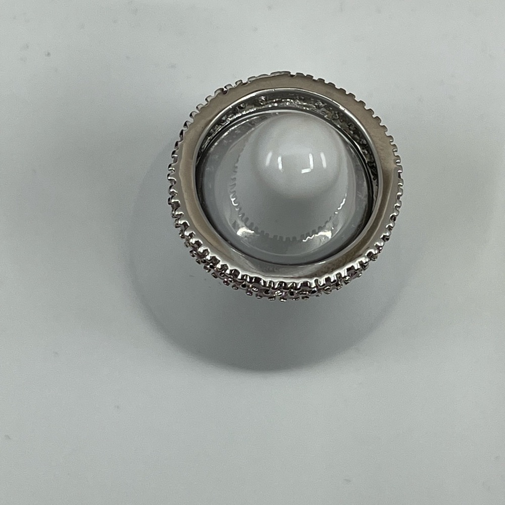 Vintage Sterling Silver 925 Lavender Amethyst Eternity Band Ring Size 6.75 - Picture 11 of 14